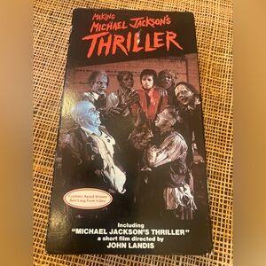 VHS MAKING OF MICHAEL JACKSON’S THRILLER IN GOOD CONDITION SEE ALL PICTURES ✨✨✨